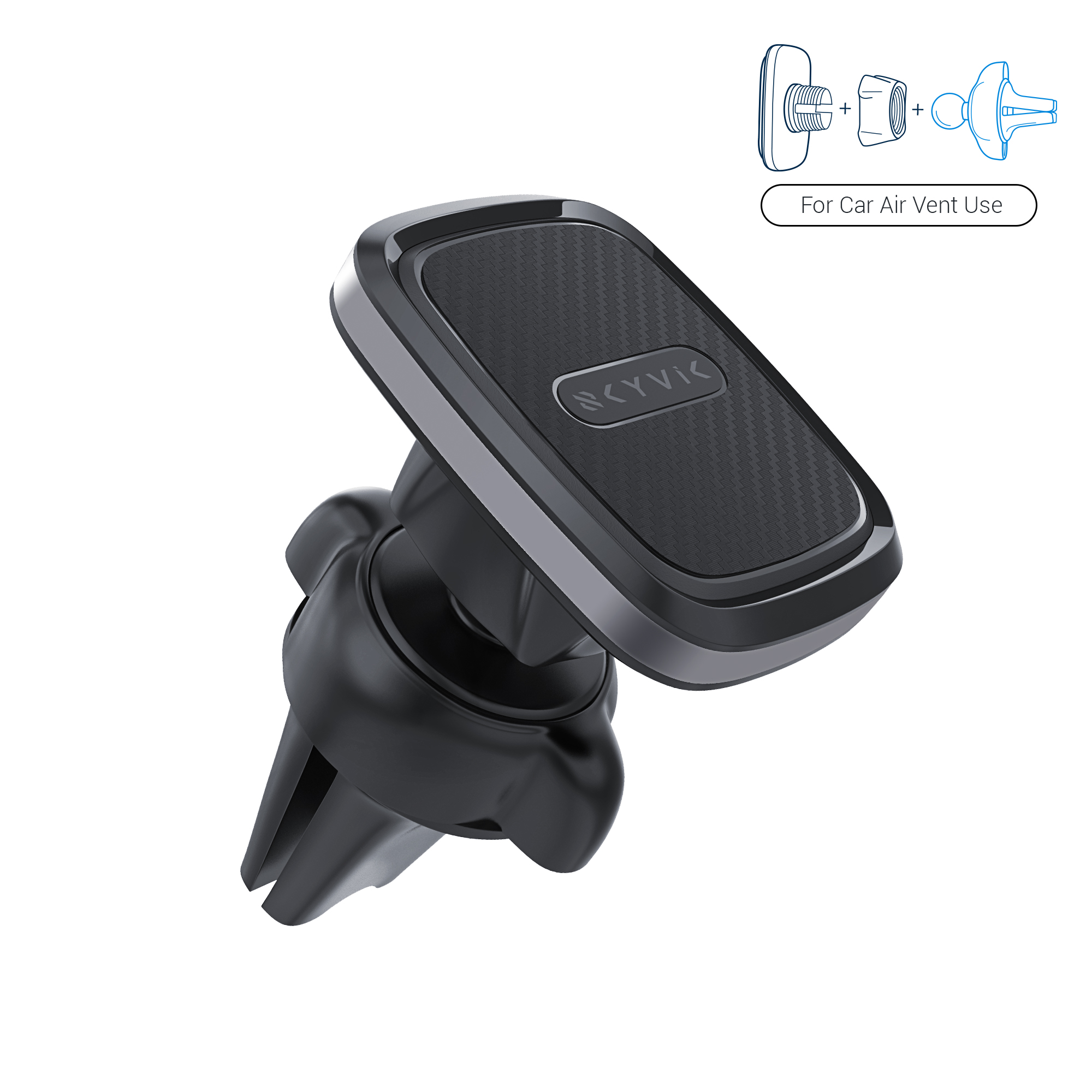 SKYVIK Truhold Magnetic Car Mobile Holder for AC Vent & Dashboard
