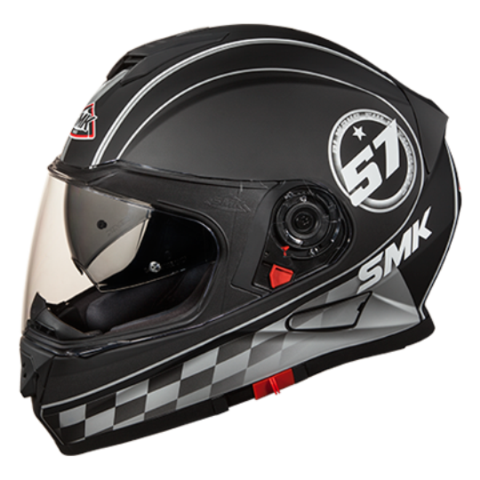 SMK Helmet Twister DC Blade Black Grey (MA266)