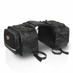 GUARDIAN GEARS Saddle Bags Mustang 50L Black with Rain Cover