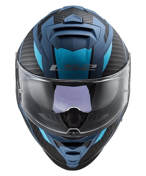 LS2 Helmet FF800 Storm Racer Blue Gloss with Anti-Fog