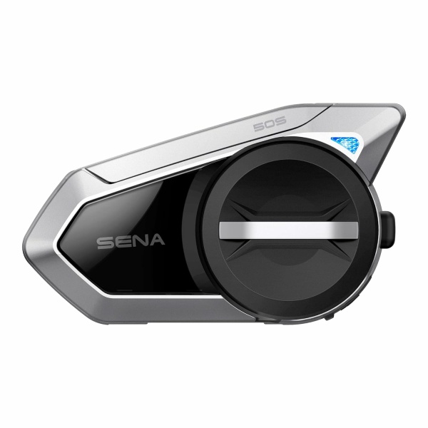 SENA Intercom 50S Single - Motorcycle Bluetooth Communication System with Mesh Intercom