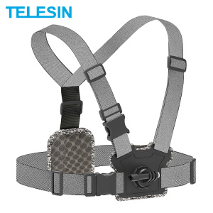 TELESIN Dual Mounts Chest Strap - Front and Back POV