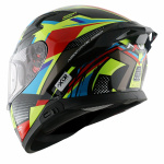 AXOR Helmet Apex Vivid D/V Black Neon Yellow Glossy