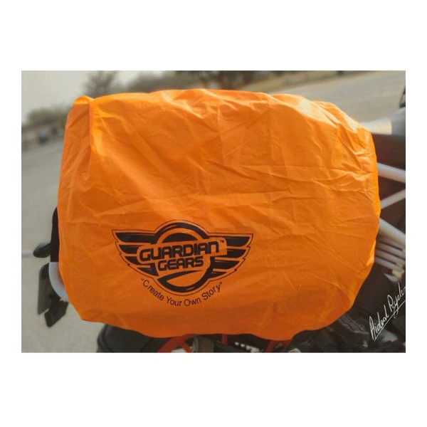 GUARDIAN GEARS Saddle Bags Mustang 50L Black with Rain Cover