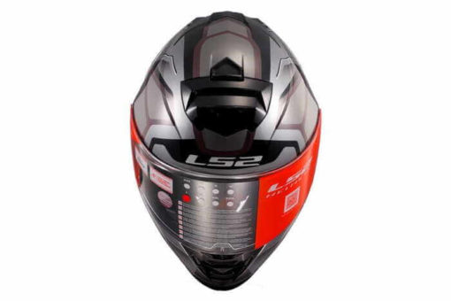 LS2 Helmet FF800 Storm Faster Titanium Glossy