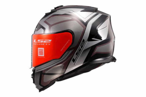 LS2 Helmet FF800 Storm Faster Titanium Glossy