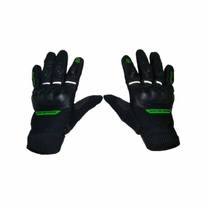 MOTOTECH Urbane Short Carbon Riding Gloves Green