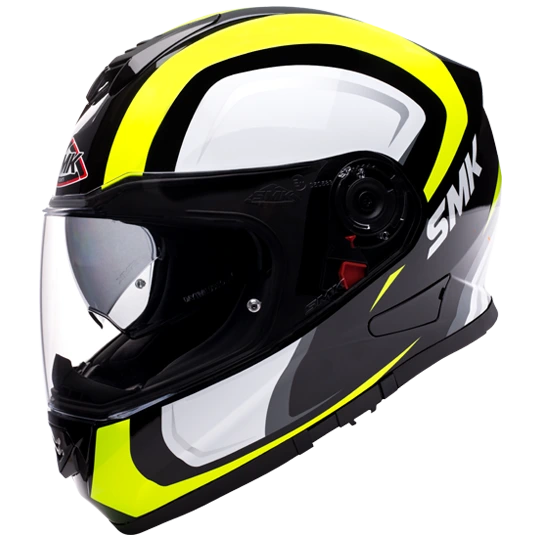 SMK Helmet Twister DC Twilight Yellow Black White (GL241)