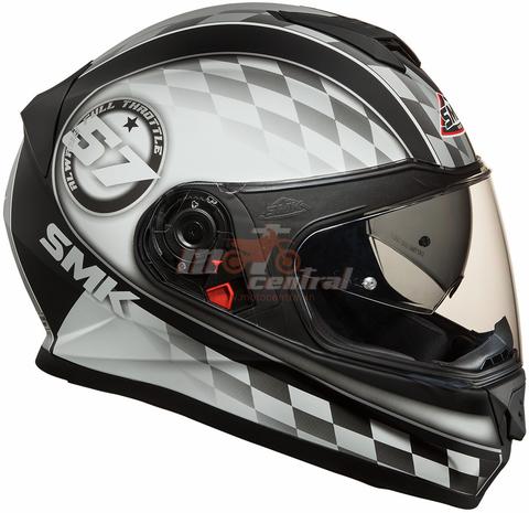 SMK Helmet Twister DC Blade Black Grey (MA266)