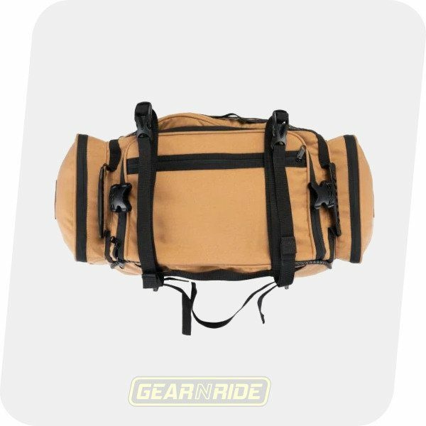 GUARDIAN GEARS Tail Bag Rhino Mini 50L Khaki with Rain Cover & (optional) Dry Bags