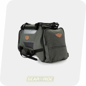 GUARDIAN GEARS Tail Bag Rhino Mini 50L Olive Green with Rain Cover & (optional) Dry Bags