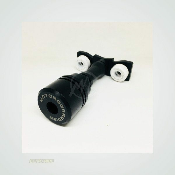 MOTOAGGRANDIZE Frame Sliders for BAJAJ Dominar 400 - Black & White