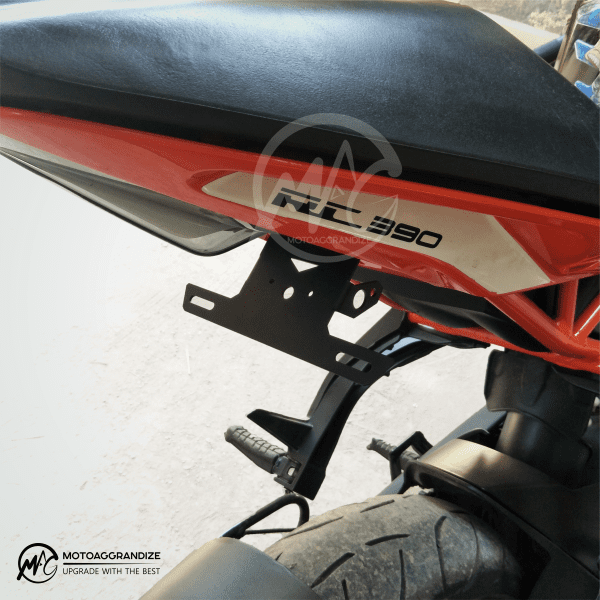 MOTOAGGRANDIZE Compact Tail Tidy / Fender Eliminator for KTM RC 125 / 200 / 390 - Orange