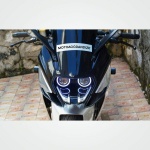 MOTOAGGRANDIZE Frame Sliders for KTM RC 125 | 200 | 250 | 390 - Black