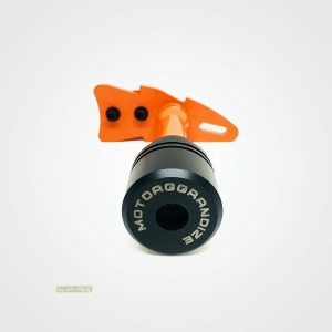 MOTOAGGRANDIZE Frame Sliders for KTM RC 125 | 200 | 250 | 390 - Orange