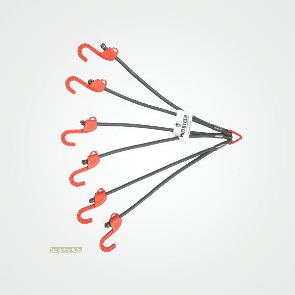 MOTOTECH Bungee Tie-down System Hexapod Orange - 32" / 80 cms