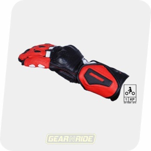 SOLACE Riding Gloves Outlaw STR Red Flux