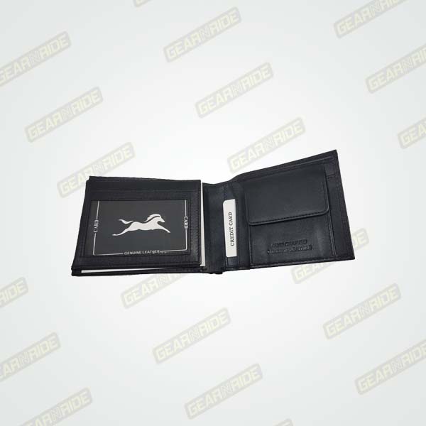 TVS Leather premium wallet Black