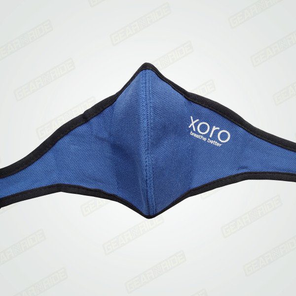 XORO CITY - Reusable Nose Mask with Activated Carbon Filter - Blue (Pack of 2)