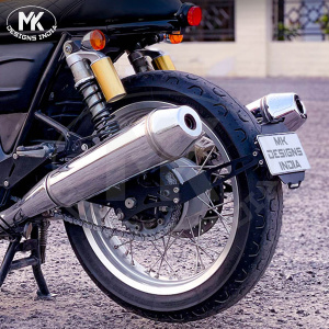 Mk Designs Tyre Hugger with Lisence Plate Holder for Royal Enfield 650 Twins