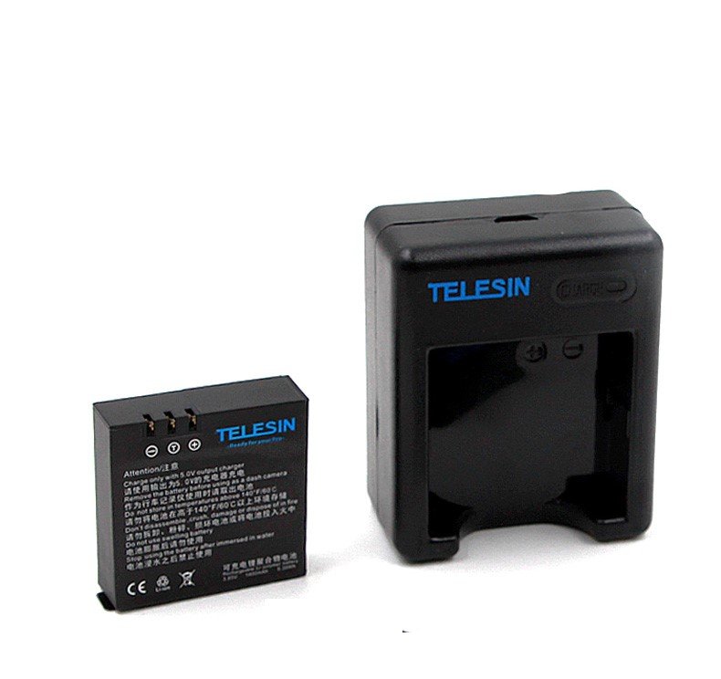 TELESIN Dual battery charger for XiaoYi Yi Lite, Yi 4K, 4K+