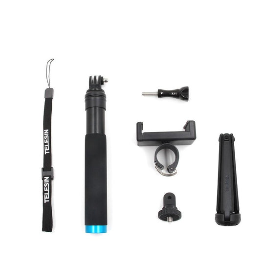 TELESIN Selfie Stick with Aluminium Tripod Stand for Gopro, ActionCams