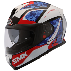 SMK Helmet Twister DC Zest White Red (MA135)