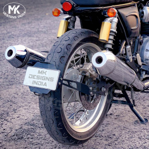 Mk Designs Tyre Hugger with Lisence Plate Holder for Royal Enfield 650 Twins