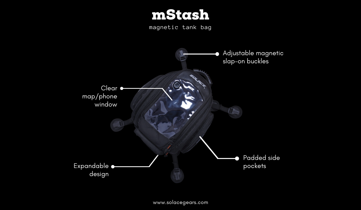 SOLACE Tank Bag Magnetic Mstash