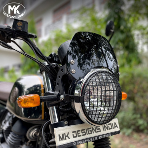 Mk Designs Headlight Grill (Cage) for Royal Enfield 650 Twins