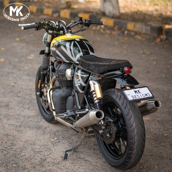 Mk Designs Tracker Style handle for Royal Enfield 650 Twins