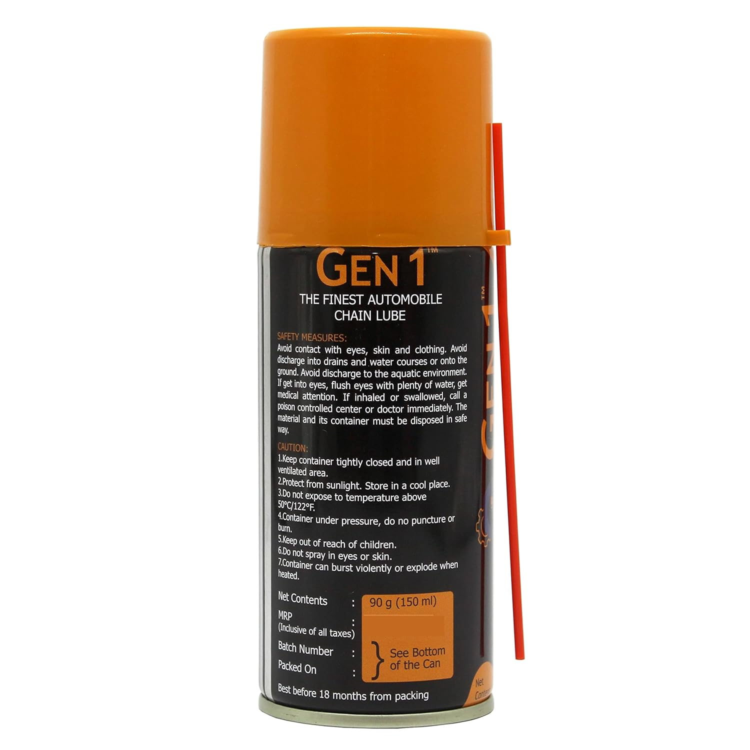 GEN1 Chain Lube Spray 150ml