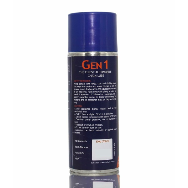 GEN1 Chain Lube Spray 500ml