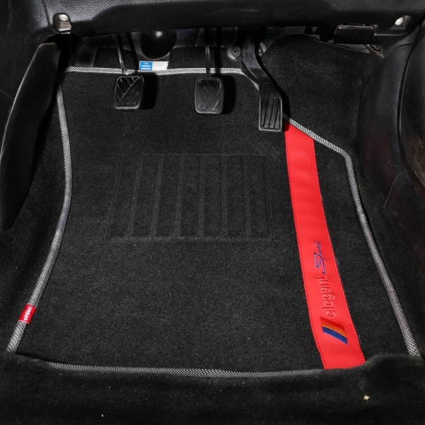Elegant Sports Custom Fit Car Mat Compatible with Honda Amaze 2018 Onwards | Available in 5 colors Black, Beige, Tan & Brown