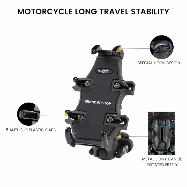 GRAND PITSTOP 4 Sided Grip Mobile Holder Mount