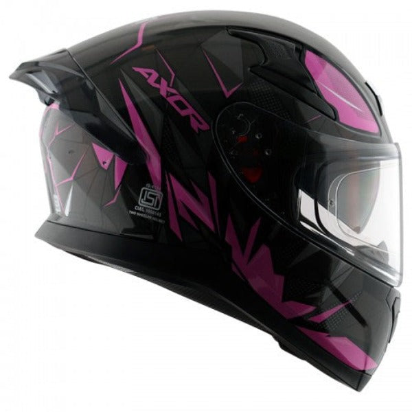 AXOR Helmet Apex Hunter D/V Pink Glossy