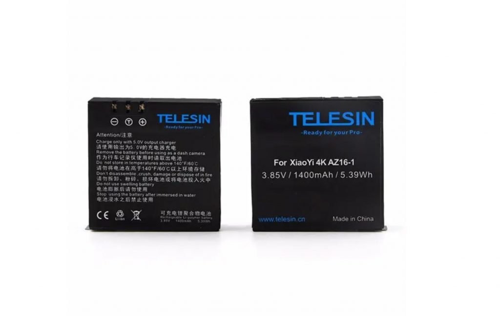 TELESIN Battery for Yi Lite 4K, Yi 4K, Yi 4K+