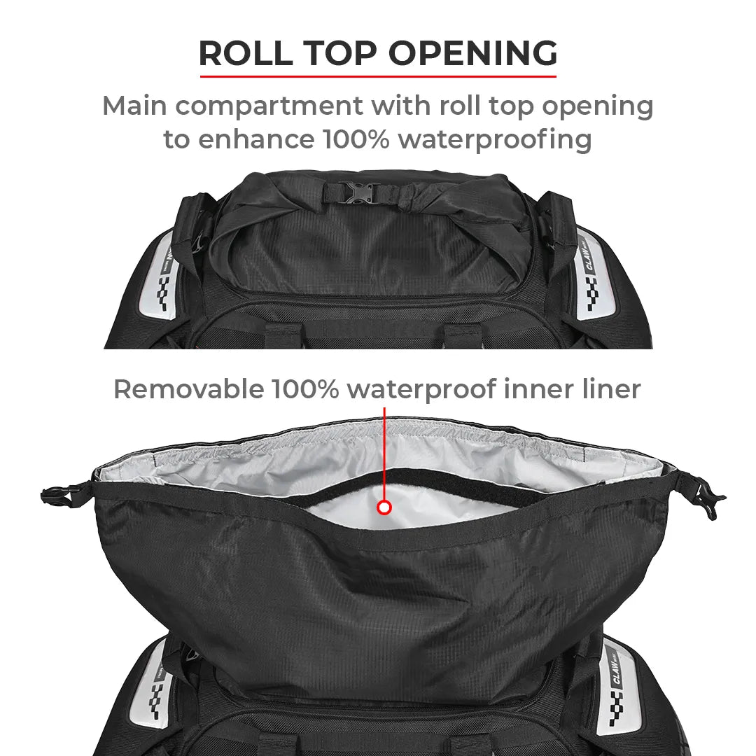 VIATERRA Tail Bag Claw Mini V3 100% WP Orange