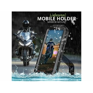 GPS Mobile Holder Waterproof | Mirror Mount | Without Charger