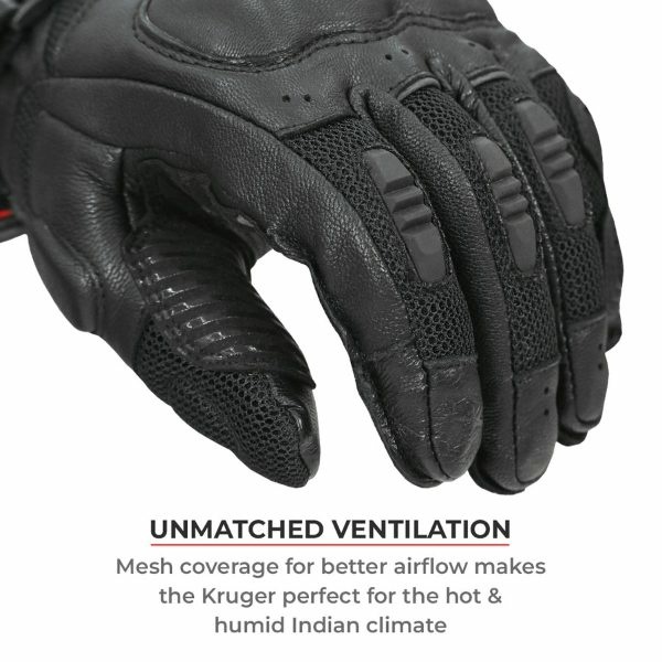 VIATERRA Riding Gloves Kruger | Black