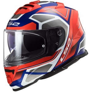 LS2 Helmet FF800 Storm Faster Red Blue Gloss