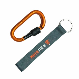 MOTOTECH Carabiner with Key Ring