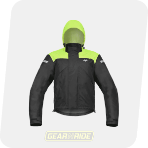 VIATERRA Motorcycle Rain Jacket P300 Neon