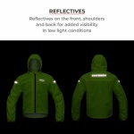 Viaterra Rain Jacket B100 | Neon