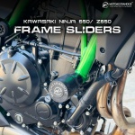MOTOAGGRANDIZE Frame Sliders / Crash Protectors for Kawasaki Ninja 650 / Z 650