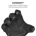 VIATERRA Riding Gloves Grid V2 Black